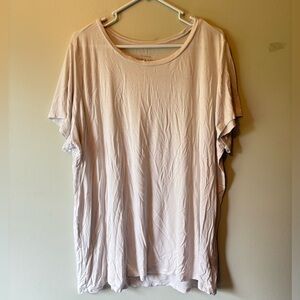 Torrid Super Soft Knits Women's White Short Sleeve Top, Size 3X Women's Plus
